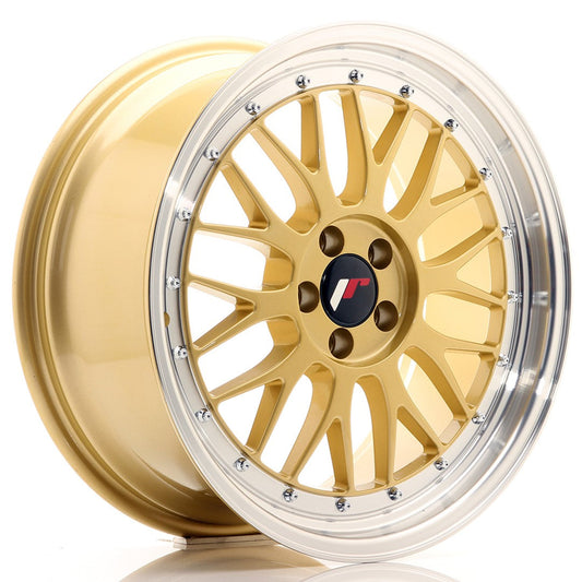 felger-Japan-Racing-JR23-Gold-w/Machined-Lip-18x8.5-5x112-et-45-74.1mm