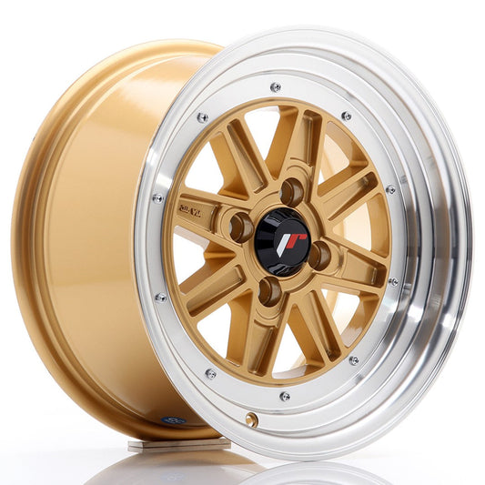 felger-Japan-Racing-JR31-Gold-w/Machined-Lip-15x7.5-4x100-et-20-73.1mm