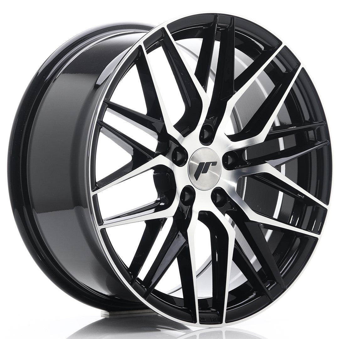 felger-Japan-Racing-JR28-Gloss-Black-Machined-Face-18x8.5-5x112-et-40-66.6mm