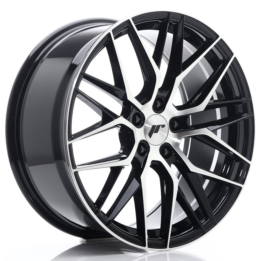 felger-Japan-Racing-JR28-Gloss-Black-Machined-Face-19x8.5-5x112-et-40-66.6mm