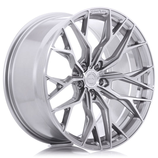 Concaver-CVR1-Brushed-Titanium-19x8.5-5x112-ET45-66.6mm-Felger-wheels-rims-Silver