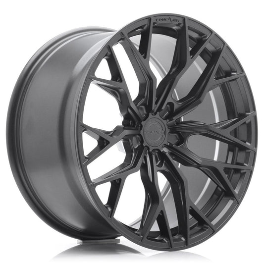 Concaver-CVR1-Carbon-Graphite-19x8.5-5x112-ET45-66.6mm-Felger-wheels-rims-Grey