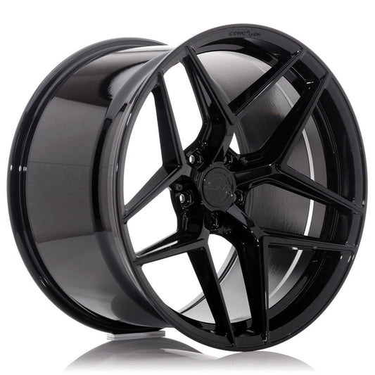 Concaver-CVR2-Platinum-Black-19x8.5-5x112-ET45-66.6mm-Felger-wheels-rims-Black