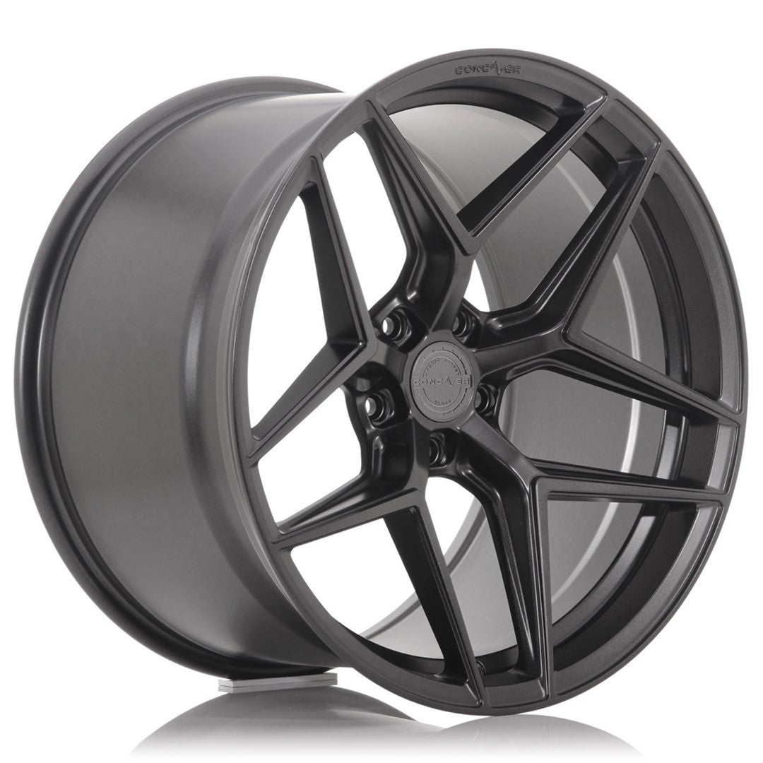 Concaver-CVR2-Carbon-Graphite-20x8.5-5x112-ET45-66.6mm-Felger-wheels-rims-Grey