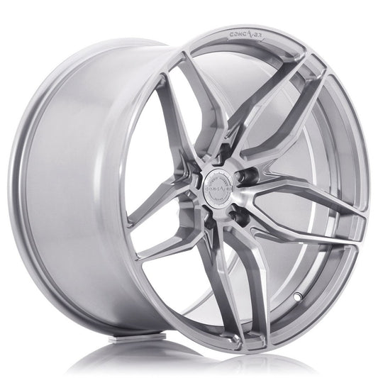 Concaver-CVR3-Brushed-Titanium-19x8.5-5x112-ET45-66.6mm-Felger-wheels-rims-Silver