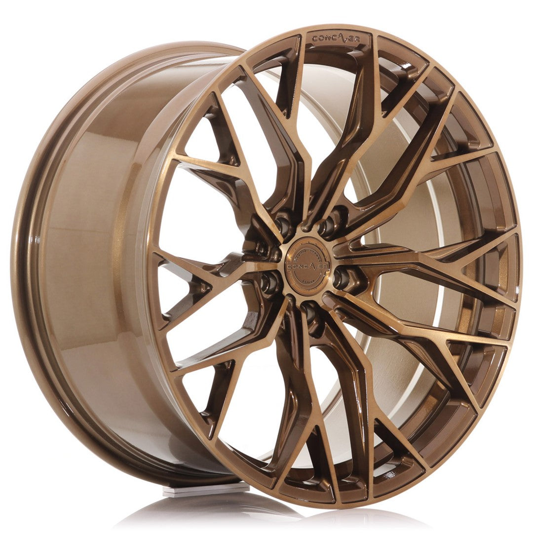 Concaver-CVR1-Brushed-Bronze-19x8.5-5x112-ET45-66.6mm-Felger-wheels-rims-Bronze