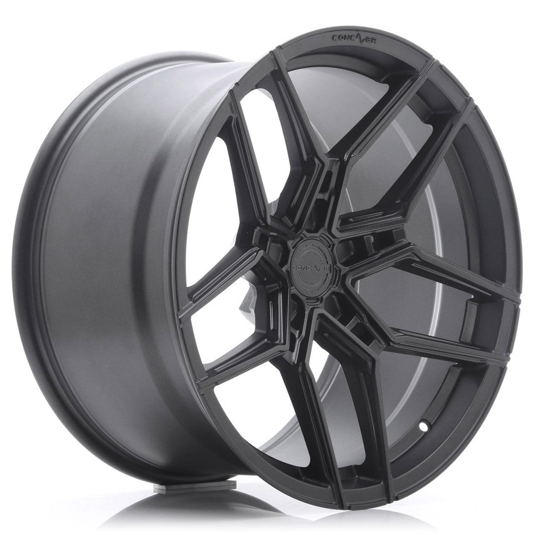 Concaver-CVR5-Carbon-Graphite-19x8.5-5x112-ET45-66.6mm-Felger-wheels-rims-Grey