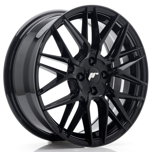 felger-Japan-Racing-JR28-Glossy-Black-17x7-4x100-et-40-67.1mm