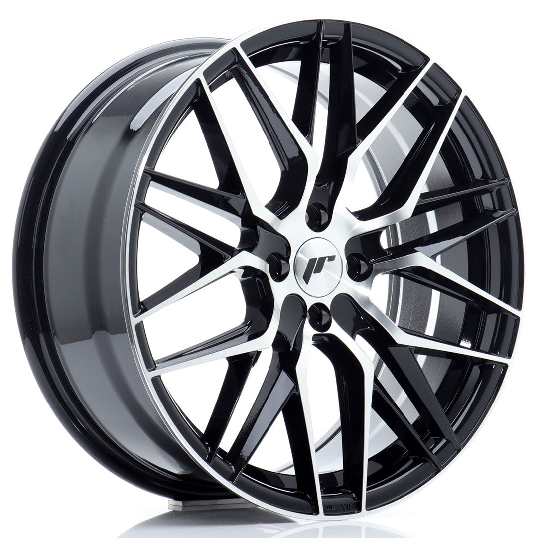 felger-Japan-Racing-JR28-Gloss-Black-Machined-Face-18x7.5-4x100-et-40-67.1mm