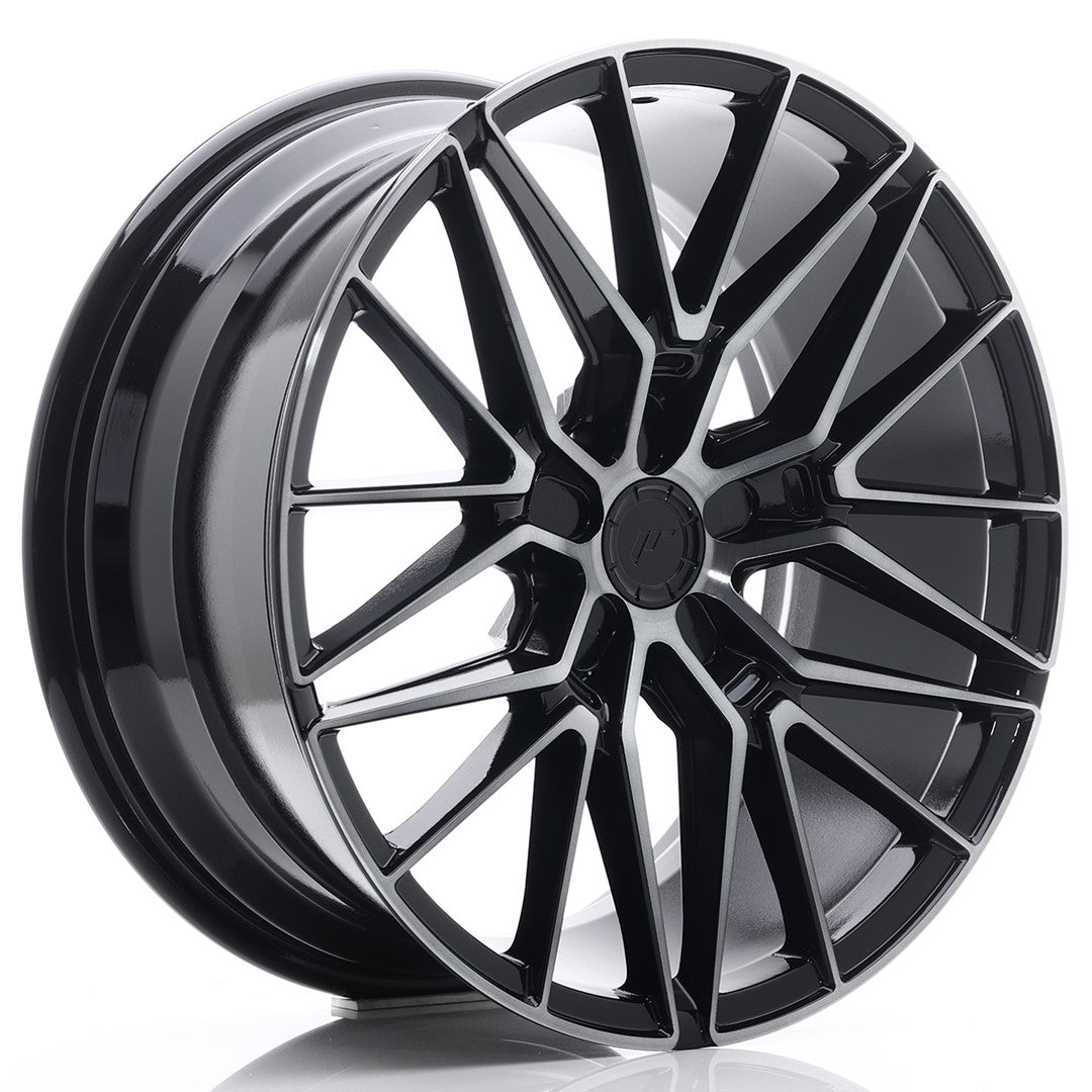 felger-Japan-Racing-JR38-Black-Brushed-w/Tinted-Face-19x8.5-5x114.3-et-45-67.1mm