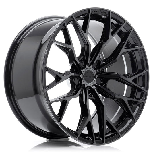 Concaver-CVR1-Double-Tinted-Black-19x8.5-5x114.3-ET45-67.1mm-Felger-wheels-rims-Black