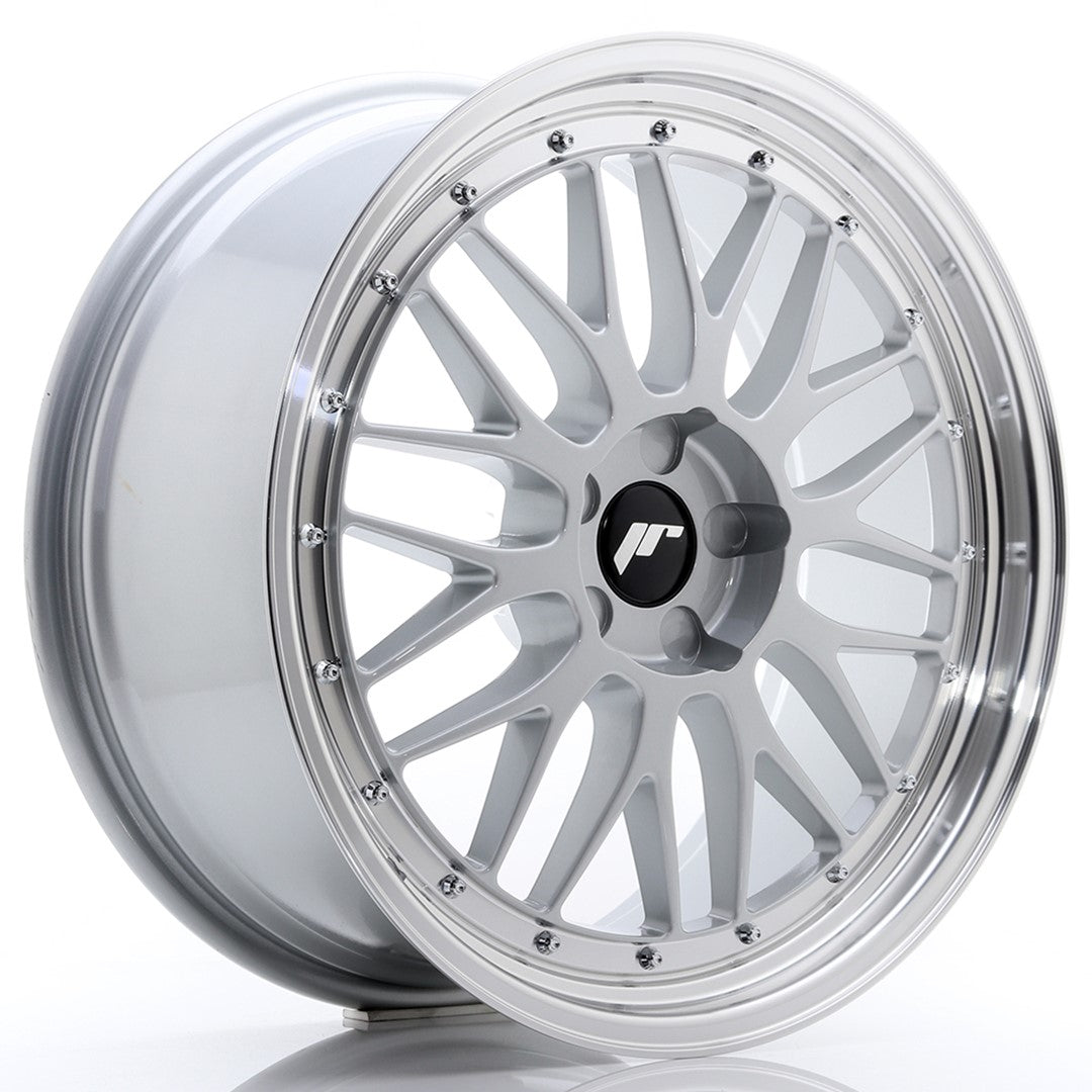 felger-Japan-Racing-JR23-Hyper-Silver-w/Machined-Lip-20x8.5-5x120-et-35-72.6mm