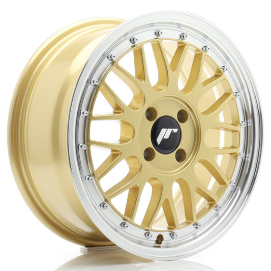 felger-Japan-Racing-JR23-Gold-w/Machined-Lip-16x7-4x100-et-20-67.1mm