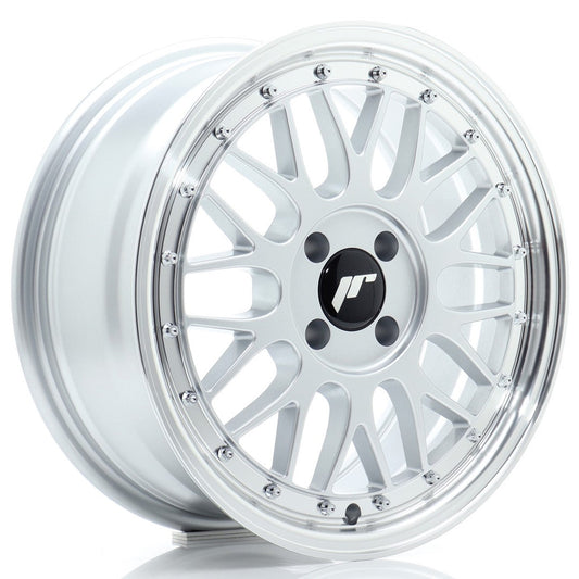 felger-Japan-Racing-JR23-Hyper-Silver-w/Machined-Lip-16x7-4x100-et-20-67.1mm