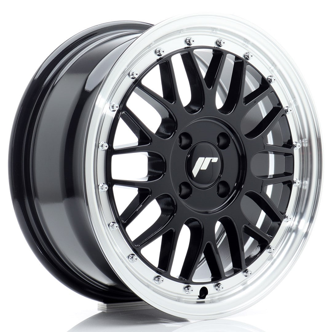 felger-Japan-Racing-JR23-Gloss-Black-w/Machined-Lip-16x7-4x100-et-40-67.1mm