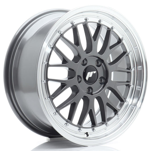 felger-Japan-Racing-JR23-Hyper-Gray-w/Machined-Lip-18x8-5x112-et-40-66.6mm