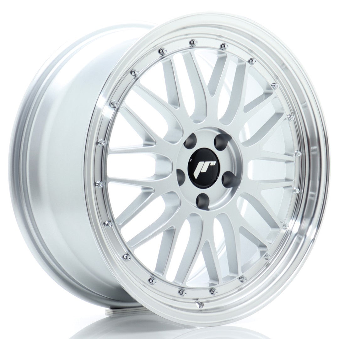 felger-Japan-Racing-JR23-Hyper-Silver-w/Machined-Lip-19x8.5-5x120-et-35-72.6mm