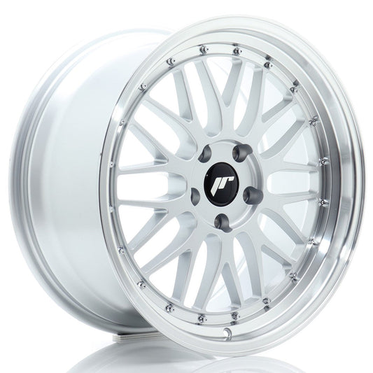 felger-Japan-Racing-JR23-Hyper-Silver-w/Machined-Lip-19x9.5-5x120-et-41-72.6mm