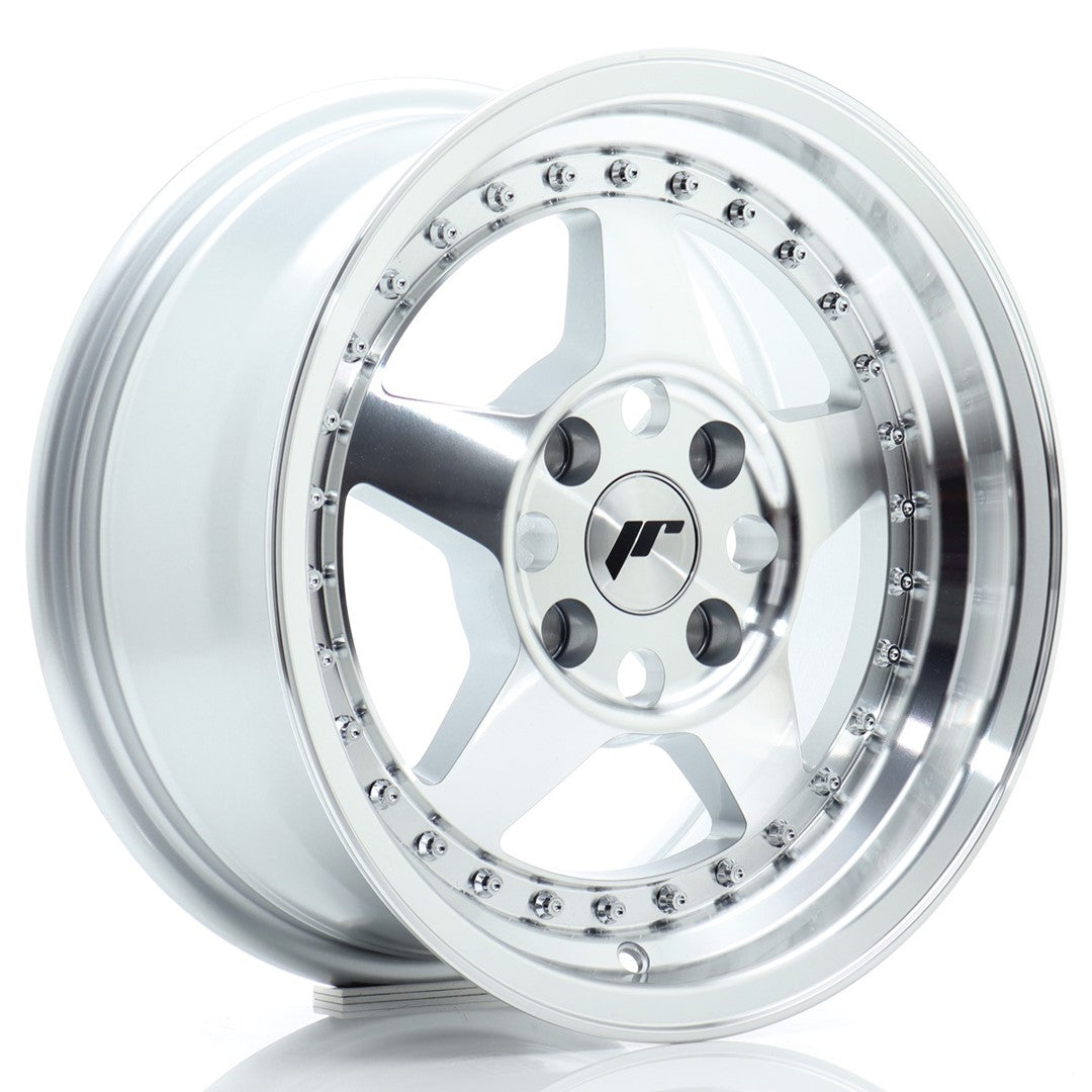 felger-Japan-Racing-JR6-Silver-Machined-Face-15x7-4x100-et-25-67.1mm