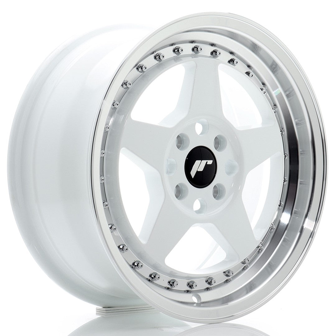 felger-Japan-Racing-JR6-White-w/Machined-Lip-16x7-4x100-et-35-67.1mm