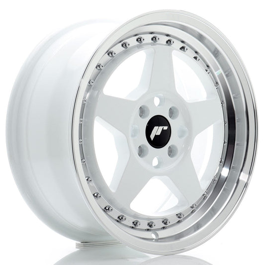 felger-Japan-Racing-JR6-White-w/Machined-Lip-16x7-4x100-et-35-67.1mm