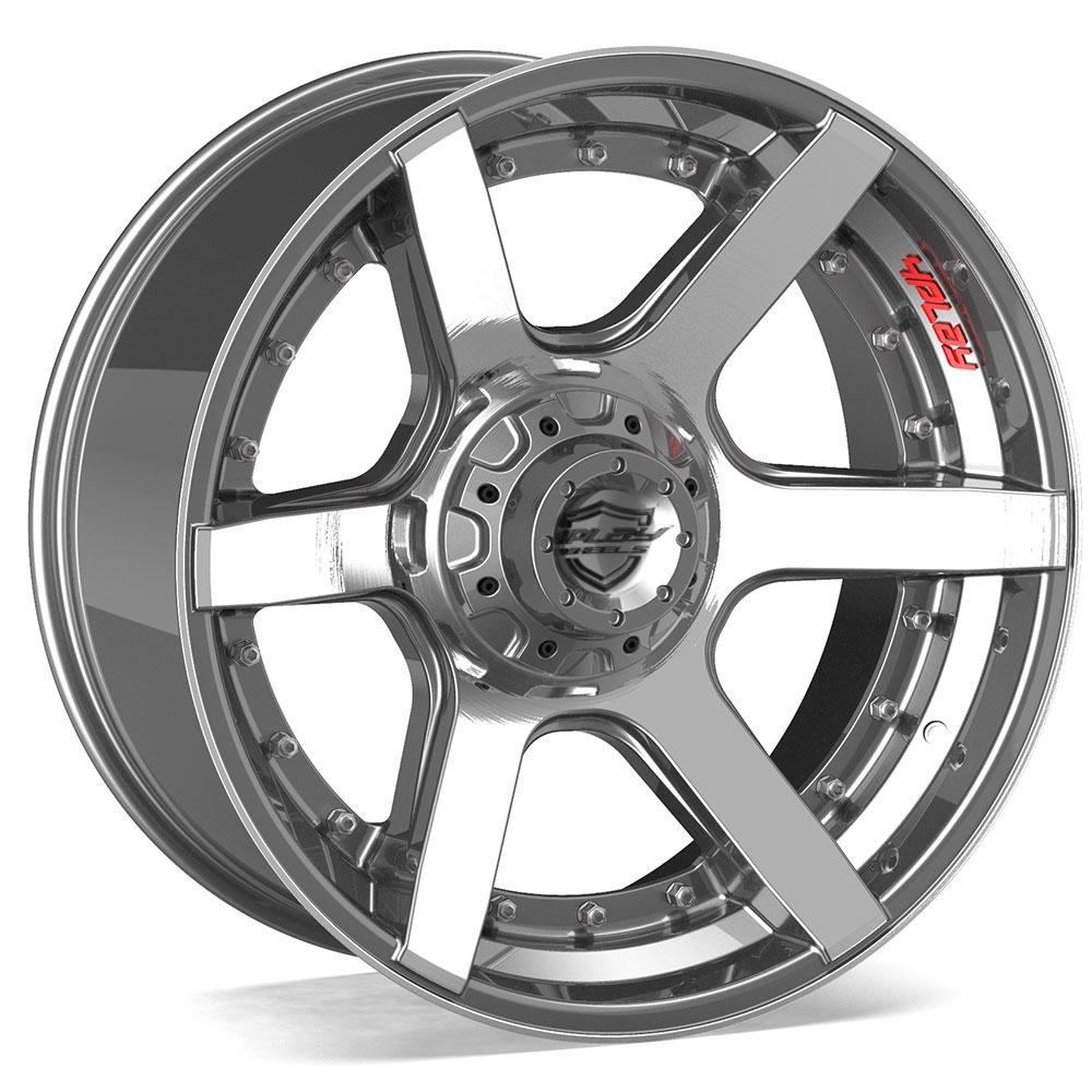 4PLAY-4P60-Brushed-Gunmetal-Gunmetal-20x10-106-wheels-rims-felger-Felghuset