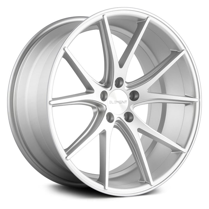 Element EL36 Silver w/ Machined Face - 20x9 | 5x120 | +35 | 72.56mm