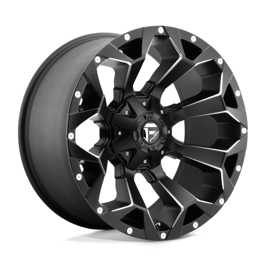 Felger-Fuel-1PC-ASSAULT-Matte-Black-Milled-22x10-8x165.1-44-125.1