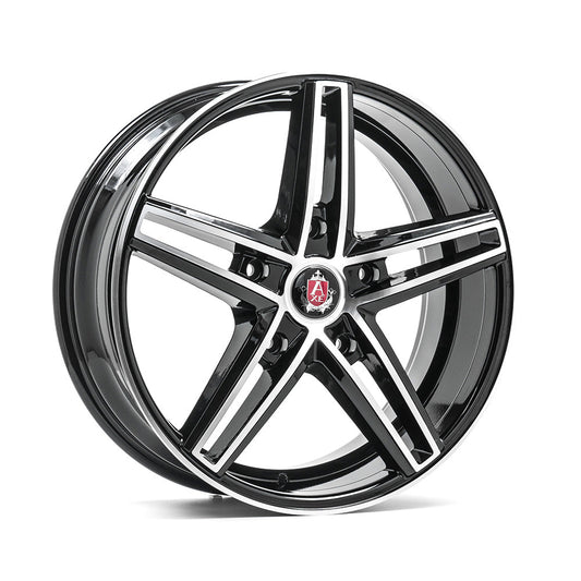 Felger-AXE-EX14T-Gloss-Black-&-Polished--18x8-5x160-50-65.1mm