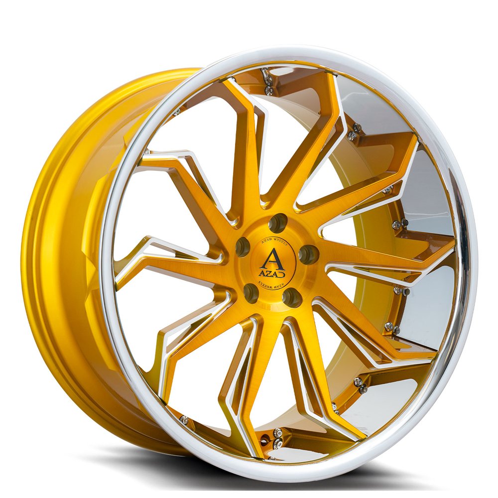 Azad-AZ1101-Brushed-Gold-w/-Chrome-Lip-Gold-20x10.5-73.1-wheels-rims-felger-Felghuset