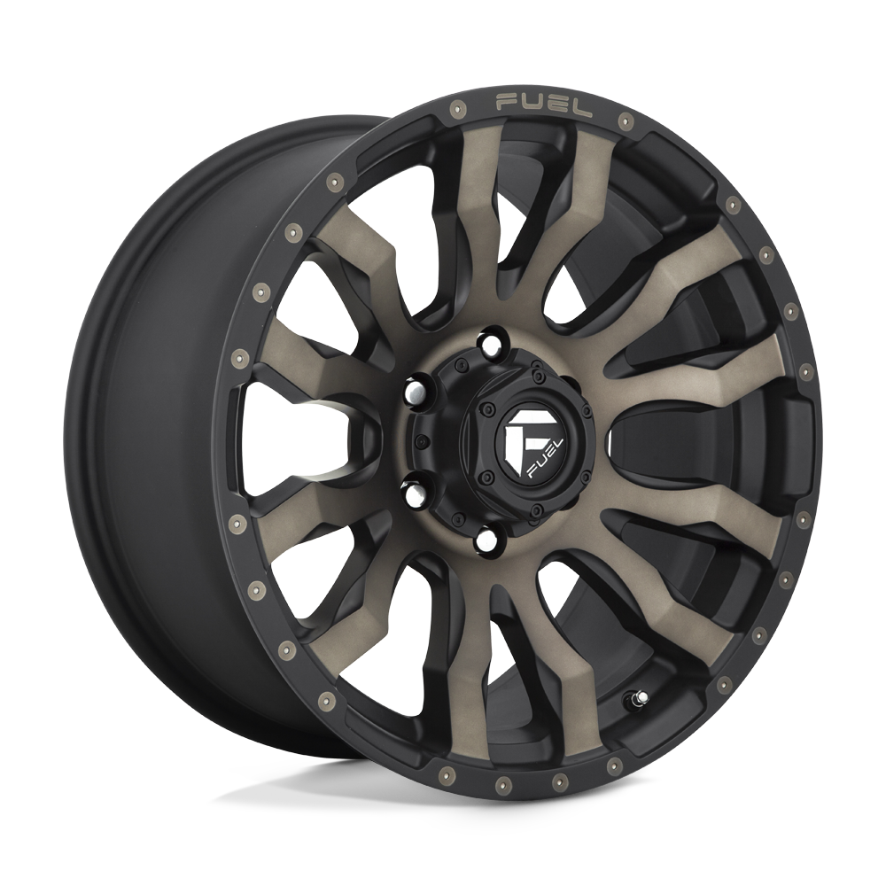 Felger-Fuel-1PC-BLITZ-Matte-Black-Double-Dark-Tint-20x11.5-6x139.7-et20-106.1