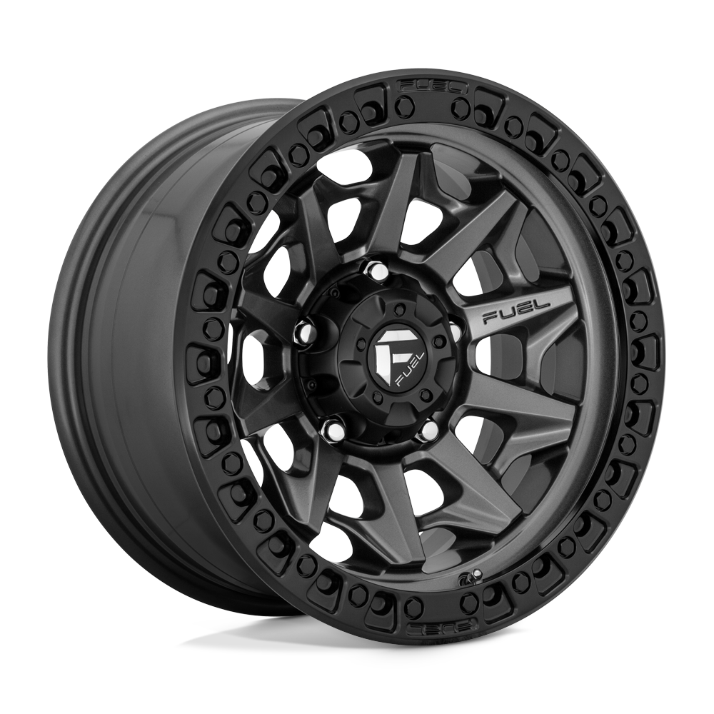 Felger-Fuel-1PC-COVERT-Matte-Gun-Metal-Black-Bead-Ring-20x8.5-5x127-18-71.5