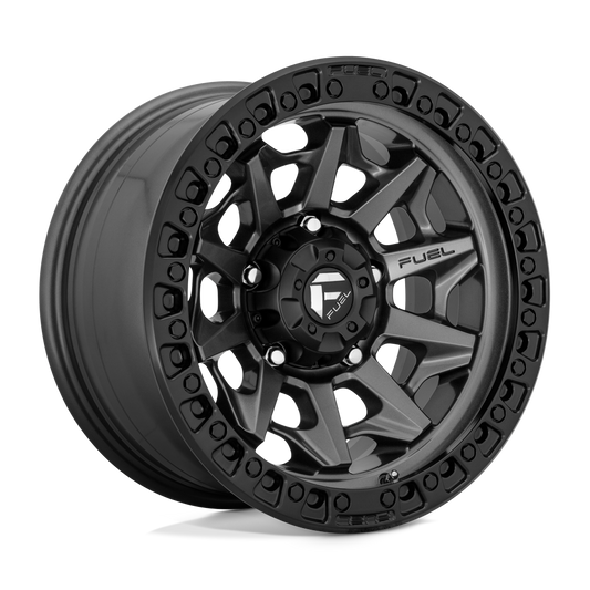 Felger-Fuel-1PC-COVERT-Matte-Gun-Metal-Black-Bead-Ring-20x8.5-5x127-18-71.5