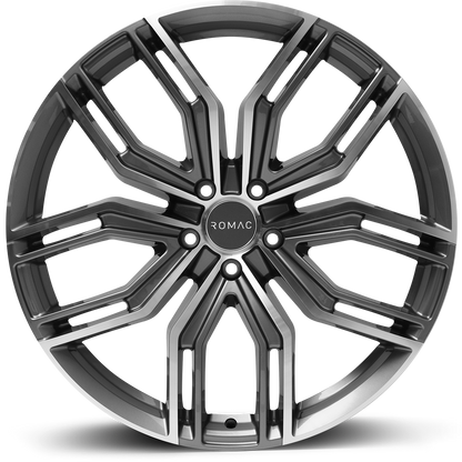 Romac Catalina Grey/Polish - 22x9.5 | 5x108 | +42 | 63.4mm