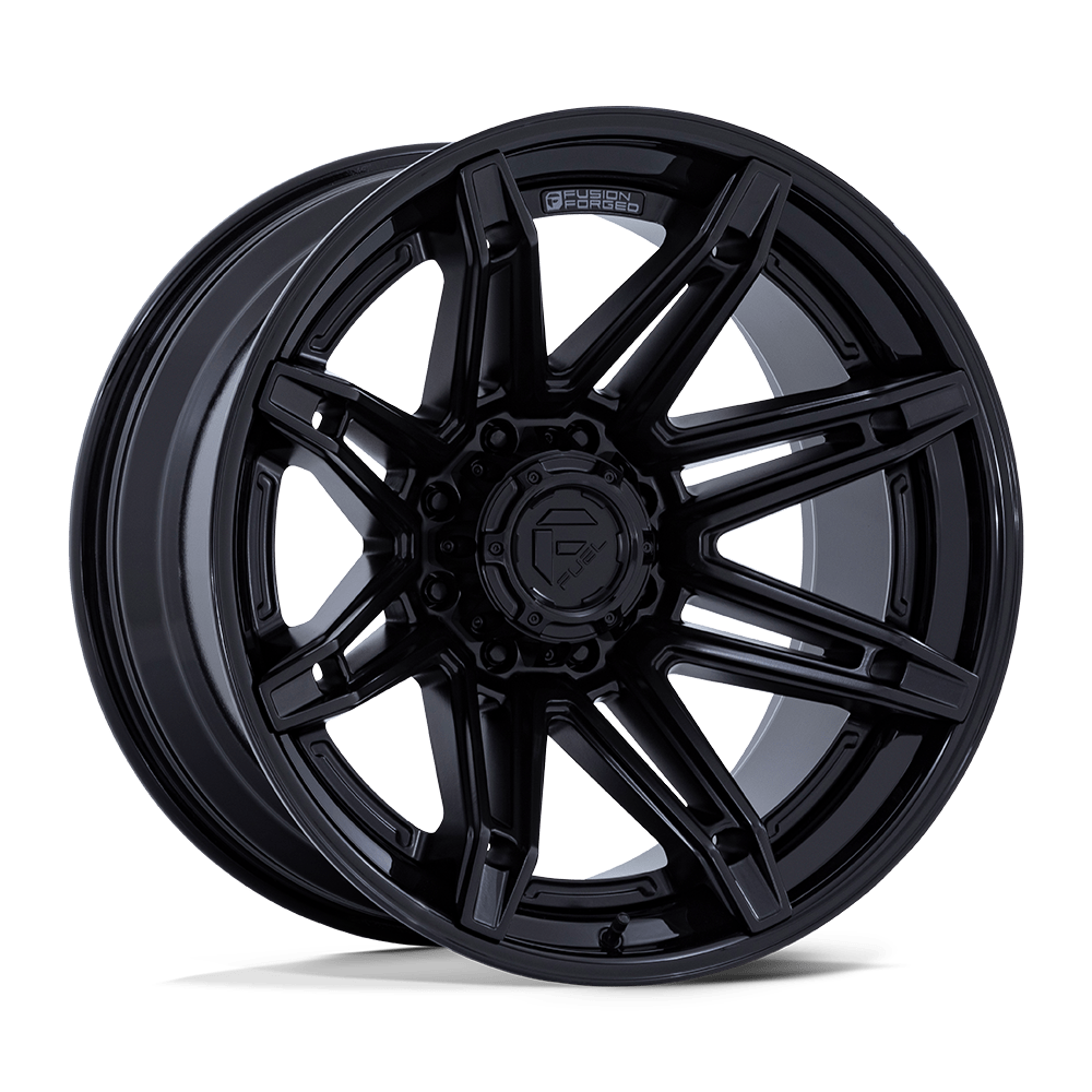 Felger-Fuel-1PC-BRAWL-Matte-Black-With-Gloss-Black-Lip-22x-6x135-18-87.1