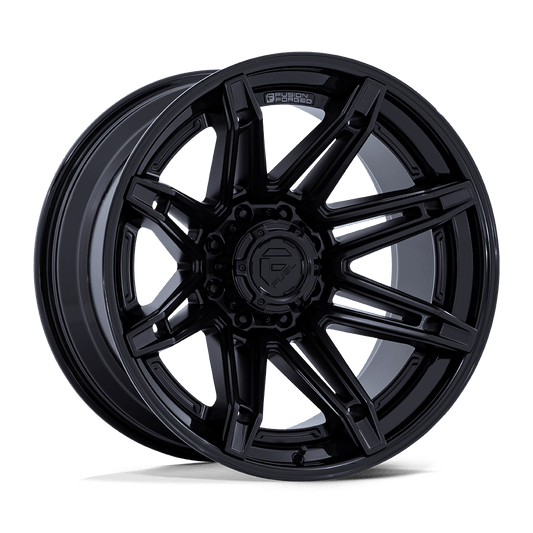 Felger-Fuel-1PC-BRAWL-Matte-Black-With-Gloss-Black-Lip-22x-6x135-18-87.1