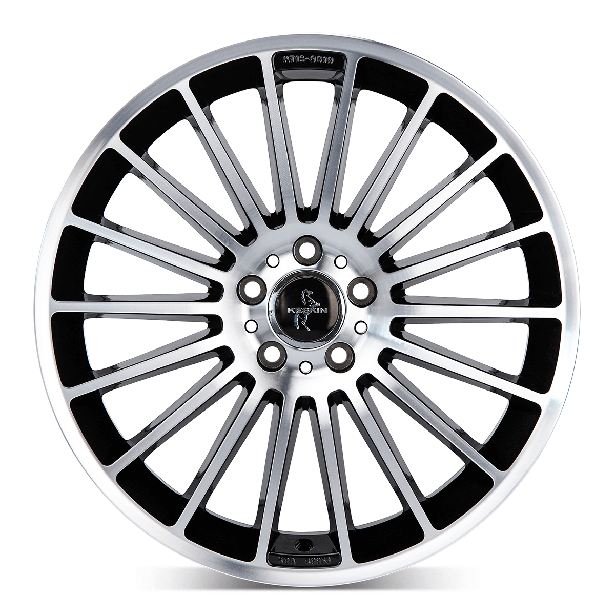 Keskin KT15 Black Front Polish - 19x8.5 | 5x120 | +35 | 72.6mm