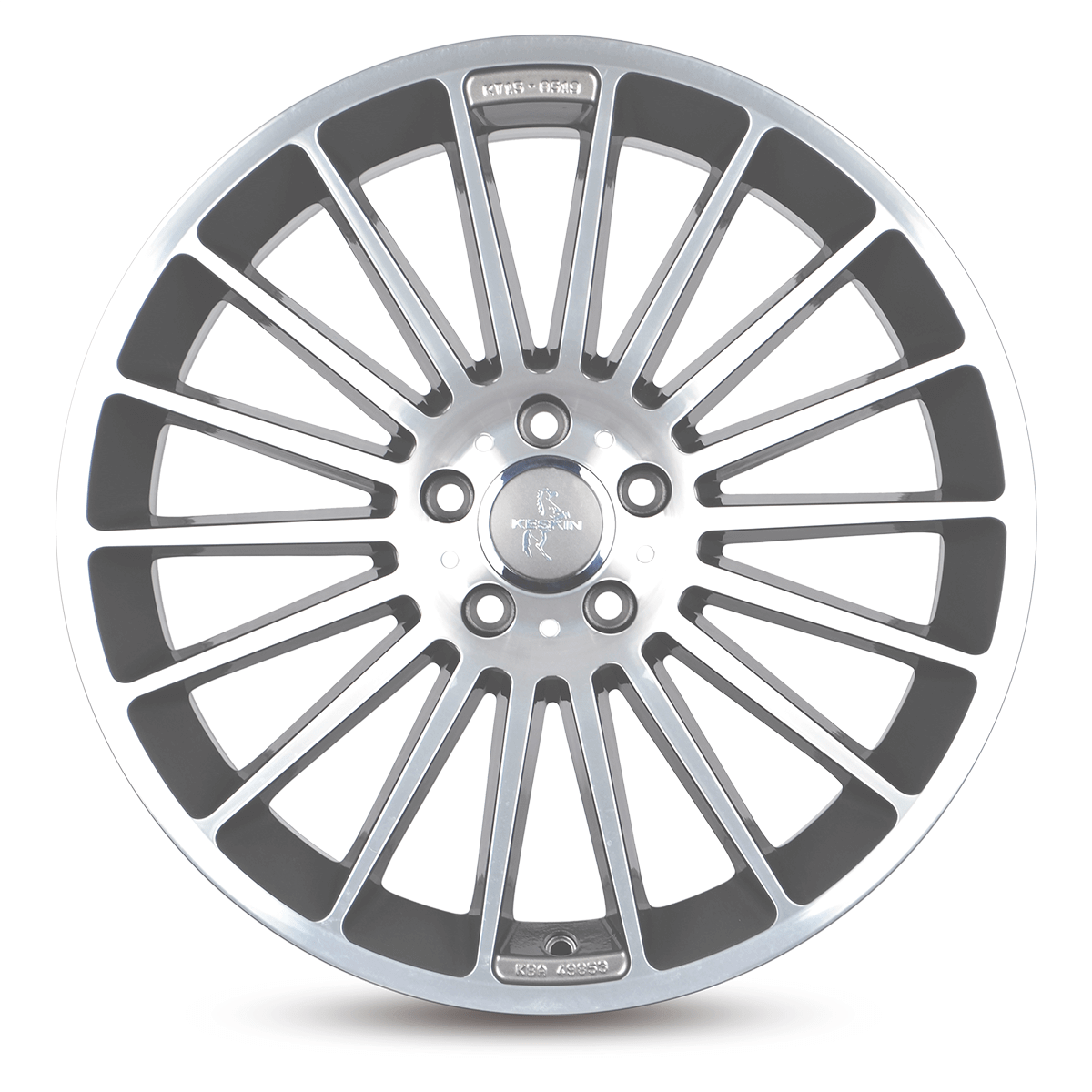 Keskin KT15 Palladium Front Polish - 19x8.5 | 5x112 | +30 | 66.6mm