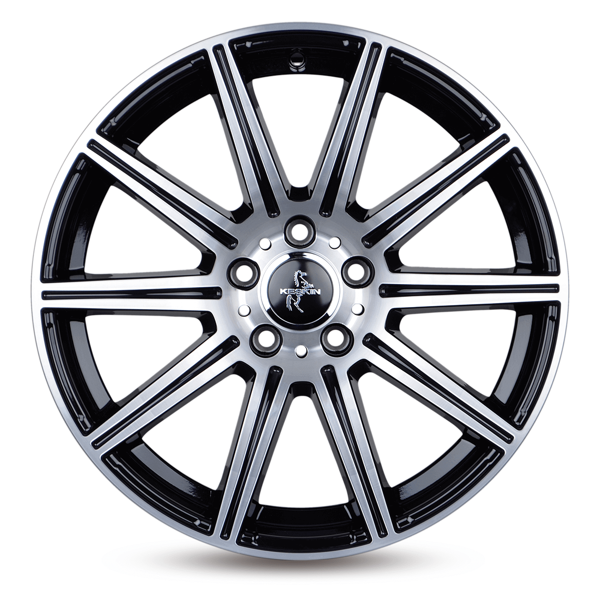 Keskin KT16 Black Front Polish - 19x8.5 | 5x112 | +30 | 66.6mm