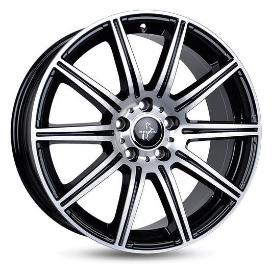 Keskin KT16 Black Front Polish - 19x8.5 | 5x112 | +30 | 66.6mm