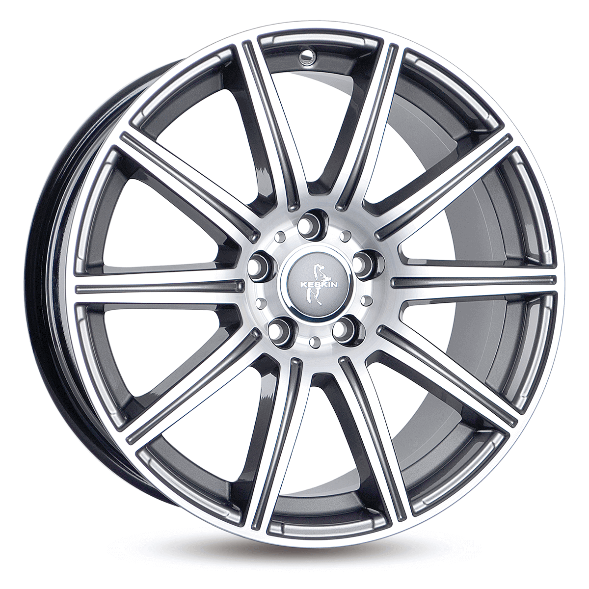 Keskin KT16 Palladium Front Polish - 18x8 | 5x112 | +30 | 66.6mm