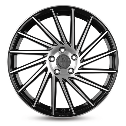 Keskin KT17 Black Front Polish - 18x8 | 5x108 | +45 | 72.6mm