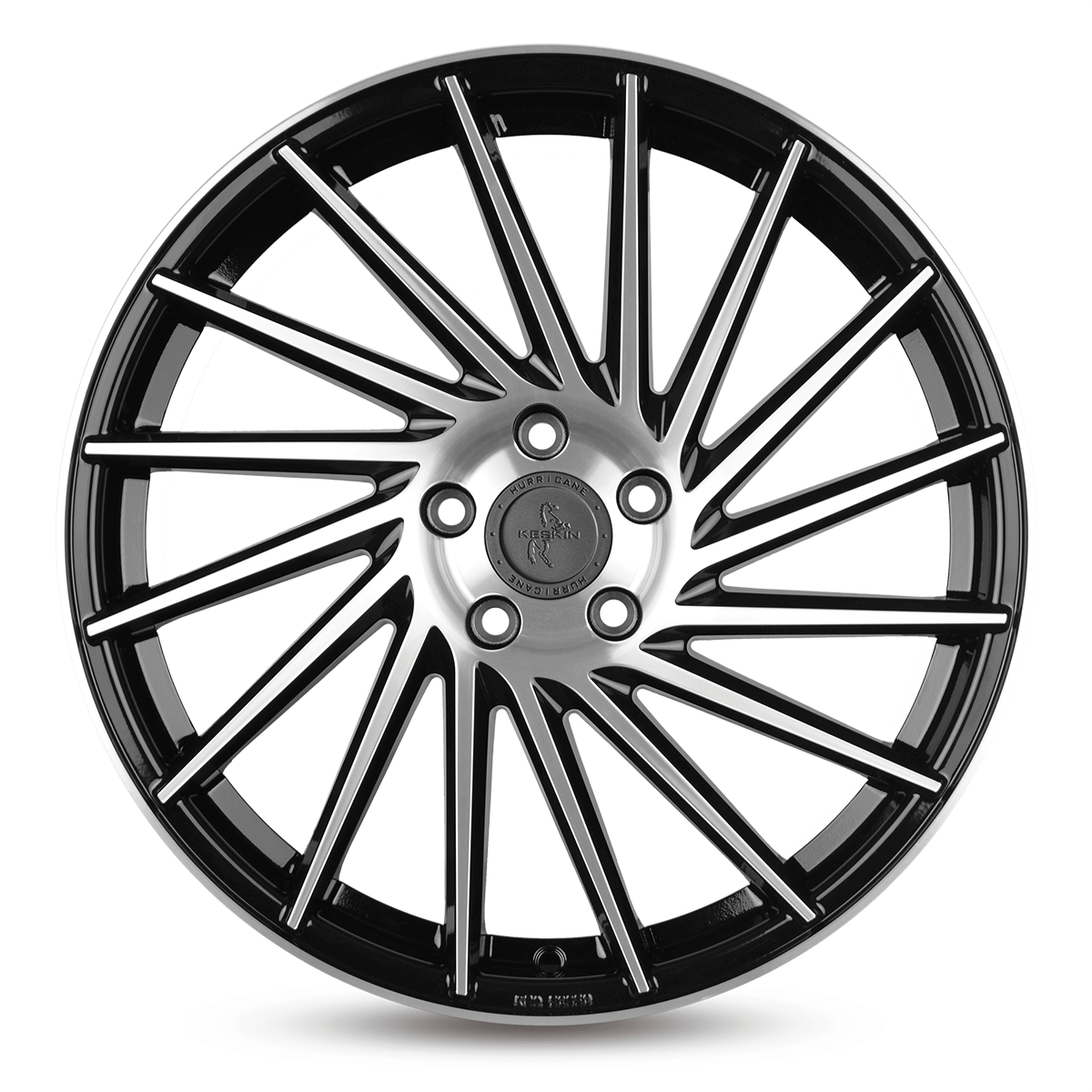 Keskin KT17 Black Front Polish - 19x8.5 | 5x112 | +45 | 72.6mm