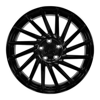 Keskin KT17 Black Lip Polish - 18x8 | 5x112 | +45 | 72.6mm