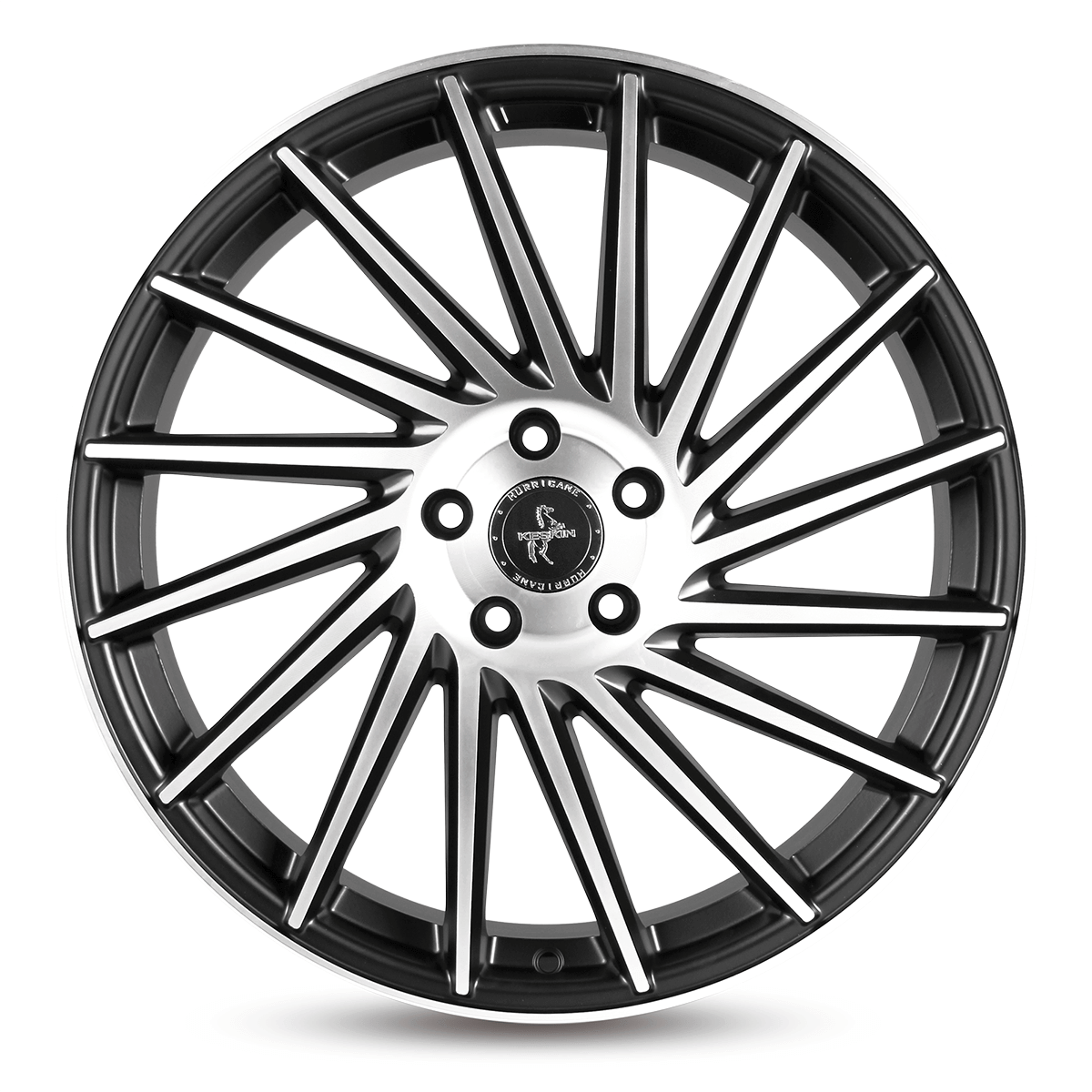 Keskin KT17 Matt Black Front Polish - 21x11 | 5x120 | +38 | 74.1mm