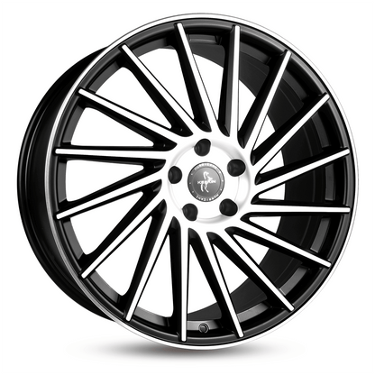 Keskin KT17 Matt Black Front Polish - 21x9.5 | 5x120 | +38 | 74.1mm