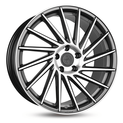 Keskin KT17 Palladium Front Polish - 18x8 | 5x114.3 | +40 | 72.6mm