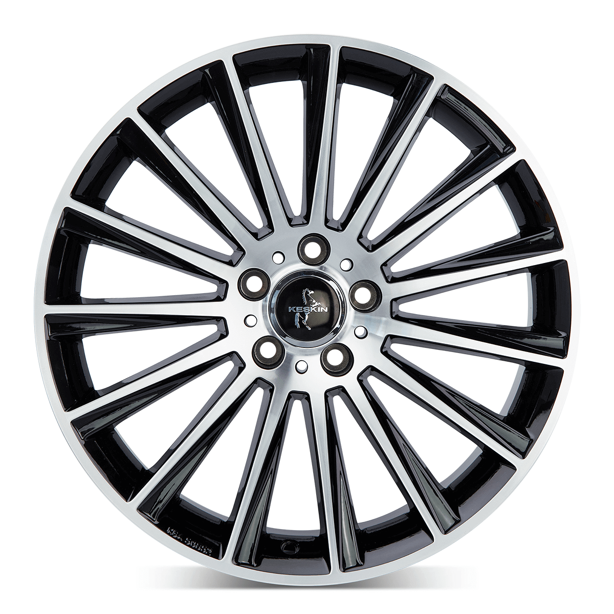 Keskin KT18 Black Front Polish - 22x10 | 5x130 | +40 | 84.1mm