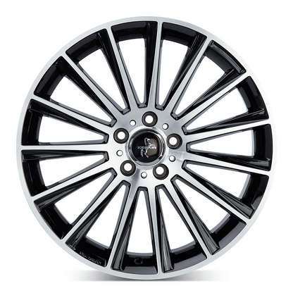 Keskin KT18 Black Front Polish - 20x8.5 | 5x112 | +42 | 66.6mm