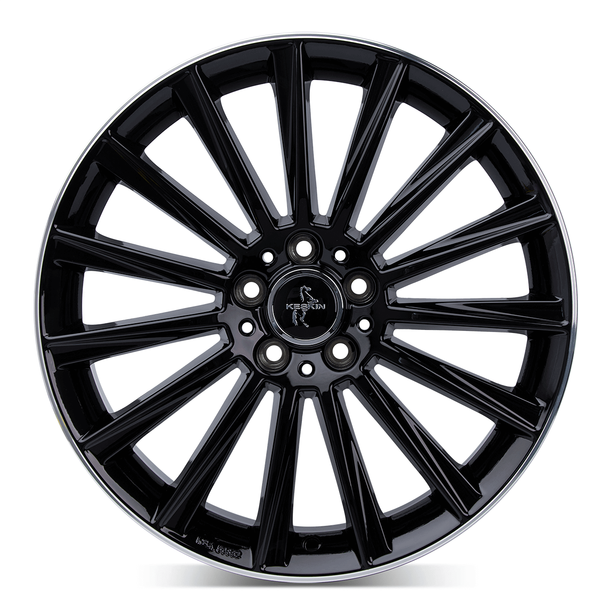 Keskin KT18 Black Lip Polish - 18x8 | 5x112 | +45 | 72.6mm